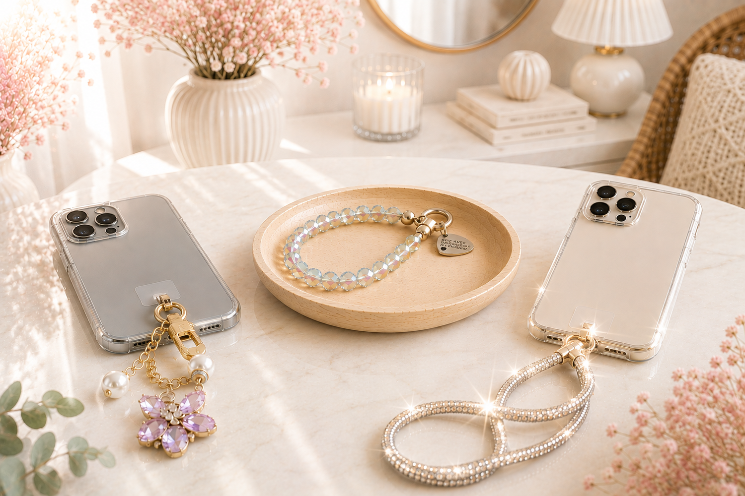 Bijoux de Téléphone – 3 produits mis en valeur