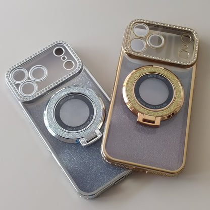 Coque iPhone 17 Pro Cristal Chic or et argent One2K – vue présentation

